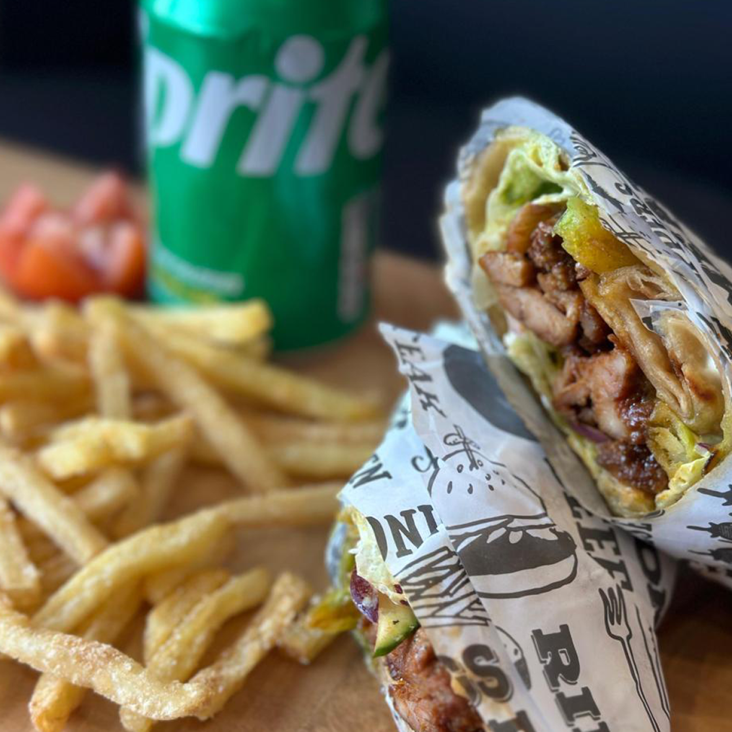 Korean Fried Chicken Wrap